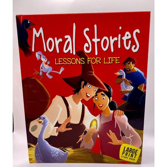 Moral Stories, Lessons for Life, Large Print, Kids Book - Picture 1 of 2